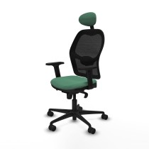 Chaise de Bureau avec Appui-tête Piqueras y Crespo 2D036N1 Vert émeraude