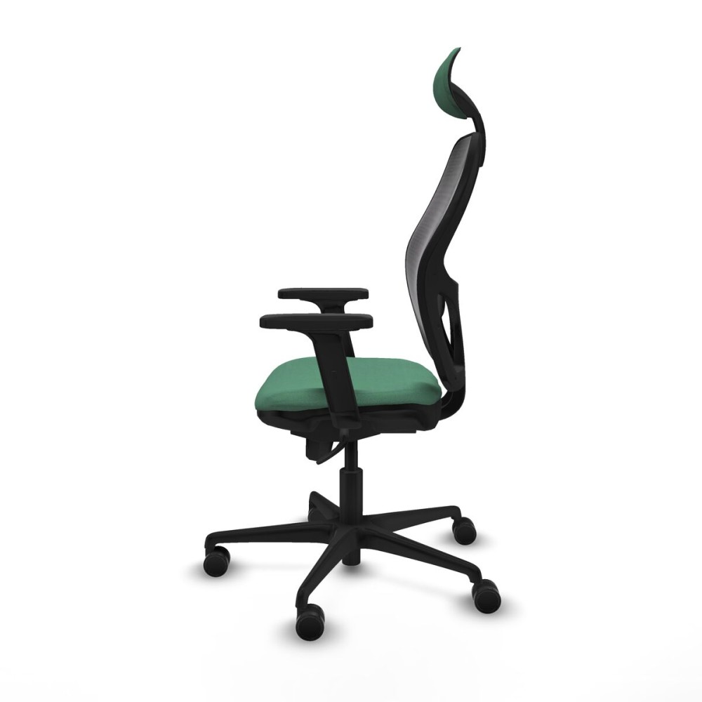 Chaise de Bureau avec Appui-tête Piqueras y Crespo 2D036N1 Vert émeraude