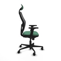 Chaise de Bureau avec Appui-tête Piqueras y Crespo 2D036N1 Vert émeraude