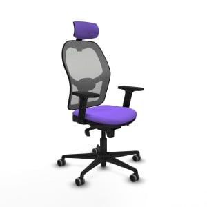 Chaise de Bureau avec Appui-tête Piqueras y Crespo 2D036G2 Lila