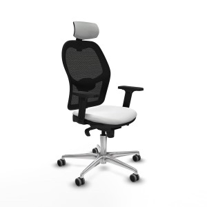 Chaise de Bureau avec Appui-tête Piqueras y Crespo 2D086G2 Blanc