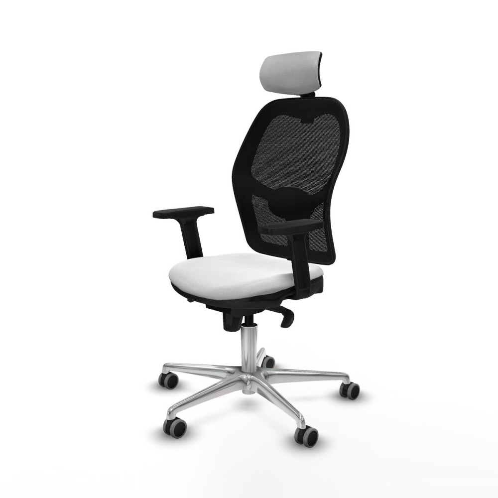 Chaise de Bureau avec Appui-tête Piqueras y Crespo 2D086G2 Blanc