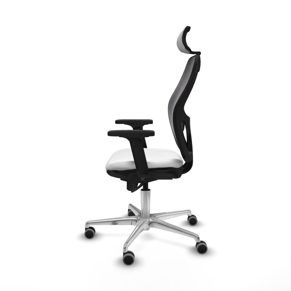 Chaise de Bureau avec Appui-tête Piqueras y Crespo 2D086G2 Blanc