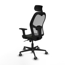 Chaise de Bureau avec Appui-tête Piqueras y Crespo 2D036G2 Noir