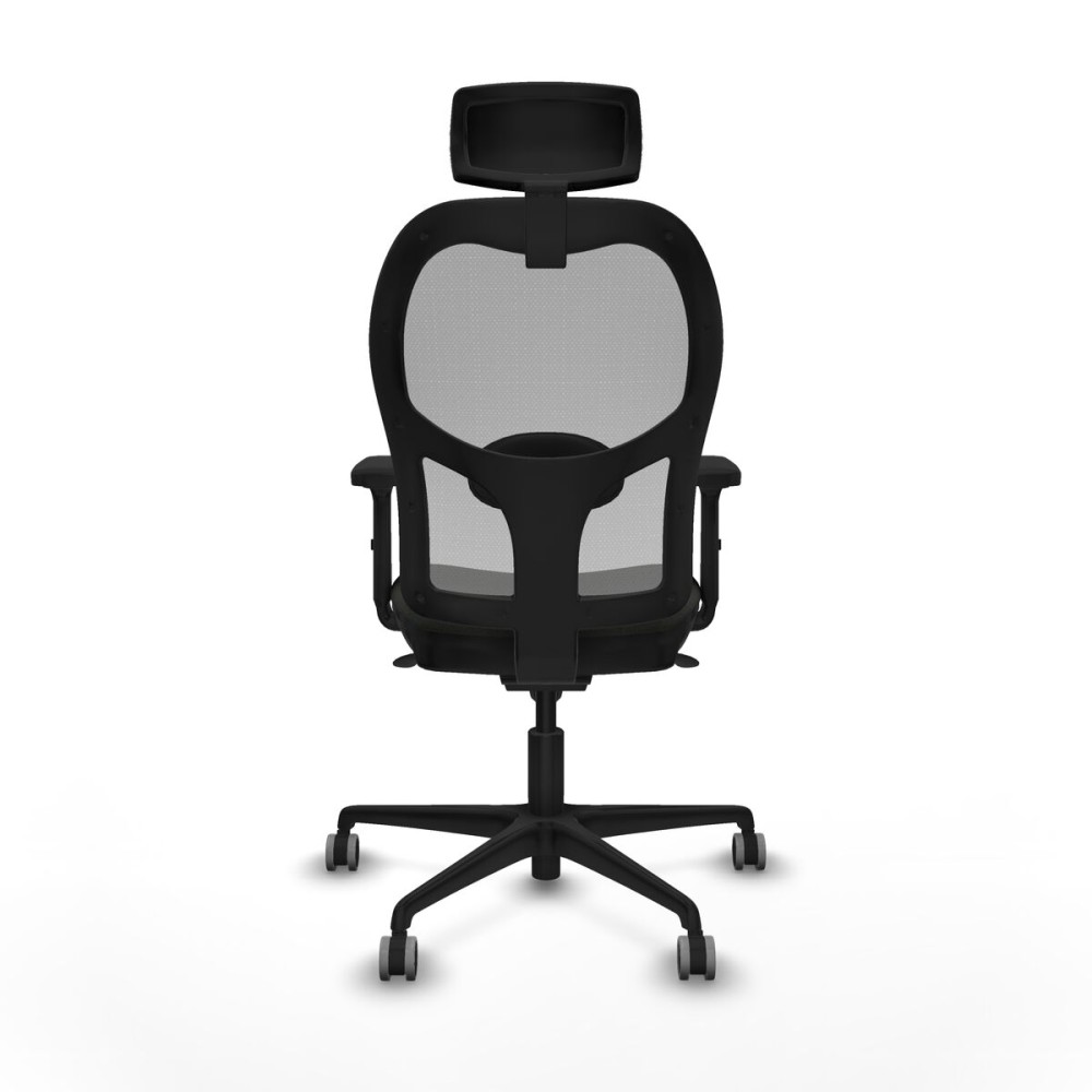 Chaise de Bureau avec Appui-tête Piqueras y Crespo 2D036G2 Noir