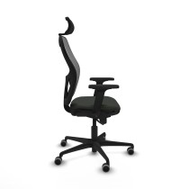 Chaise de Bureau avec Appui-tête Piqueras y Crespo 2D036G2 Noir