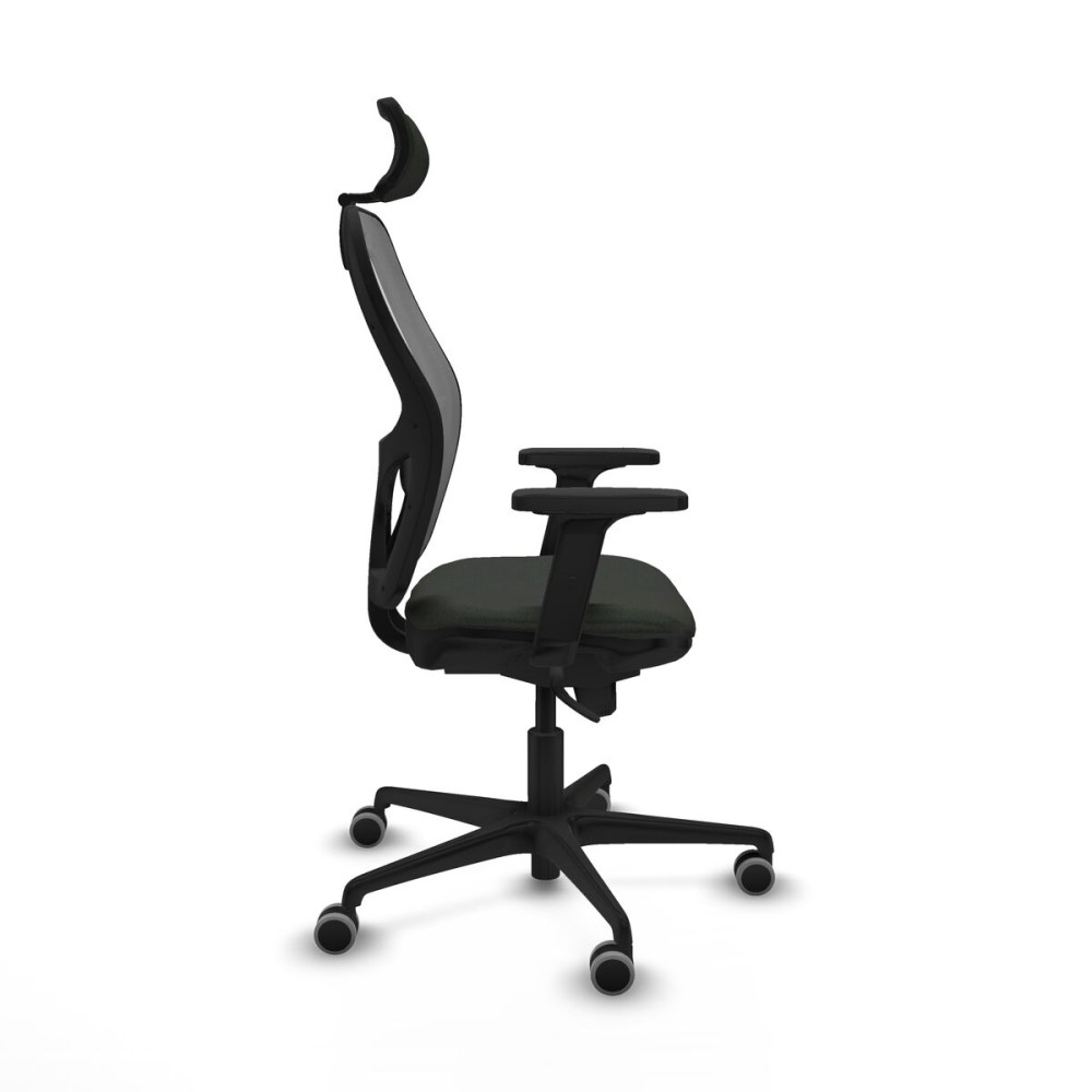 Chaise de Bureau avec Appui-tête Piqueras y Crespo 2D036G2 Noir