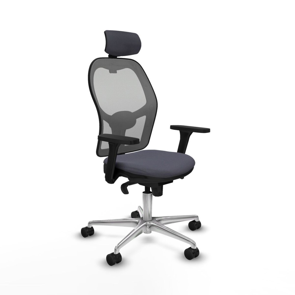 Chaise de Bureau avec Appui-tête Piqueras y Crespo 3D086N2 Gris foncé