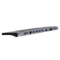 Hub USB-C T'NB DOCKUSBC11 Silberfarben