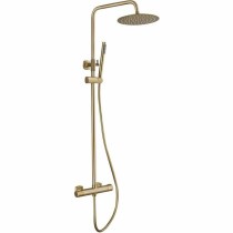 Pomme de douche Rousseau DODDY Jaune Laiton ABS Laiton poli
