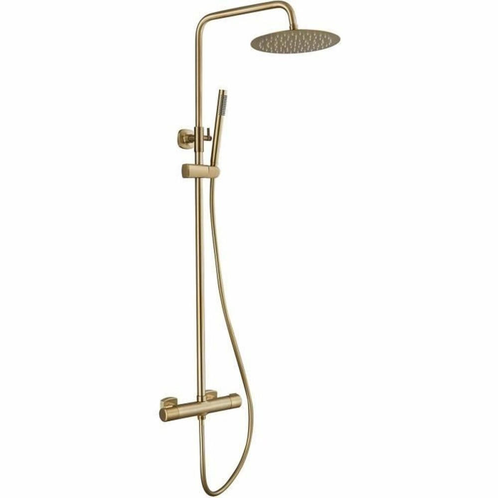 Pomme de douche Rousseau DODDY Jaune Laiton ABS Laiton poli