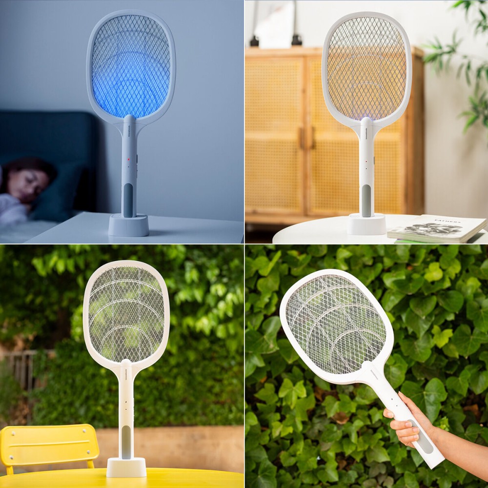 2-in-1 wiederaufladbares Racket zum Insektenvernichten mit UV-Licht Elecfly InnovaGoods