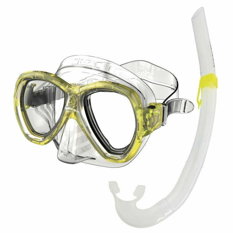 Diving mask Seac 0890041360 Yellow