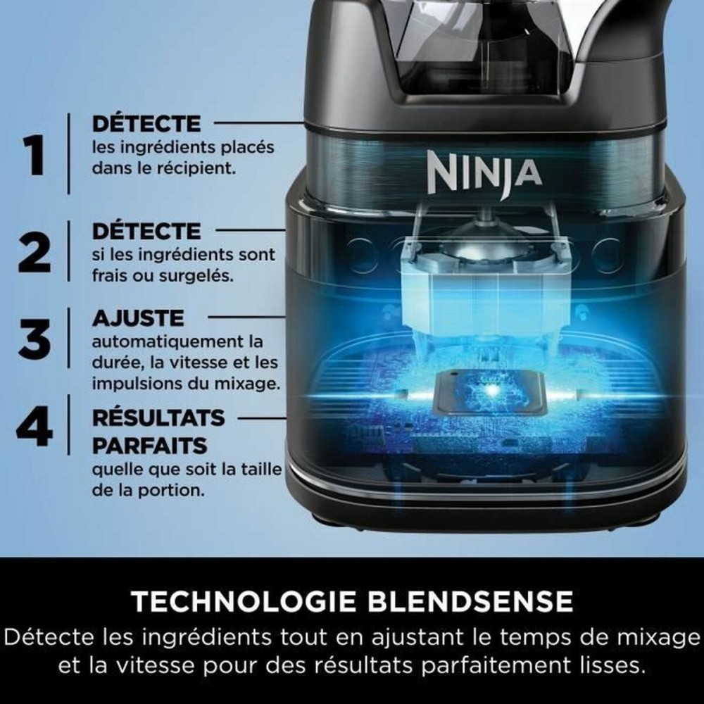 Cup Blender NINJA Black Steel 1200 W 2,1 L