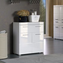 Waschtischunterschrank unter dem Waschbecken Trendteam Weiß