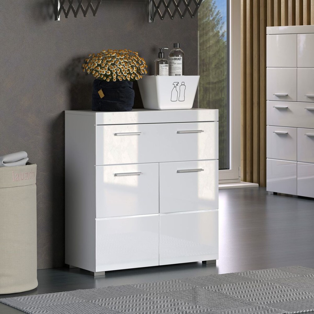 meuble bas pour lavabo Trendteam Blanc
