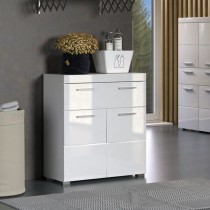 Waschtischunterschrank unter dem Waschbecken Trendteam Weiß