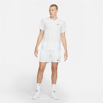 Herren Kurzarm-Poloshirt Nike Court Dri-Fit Advantage Weiß