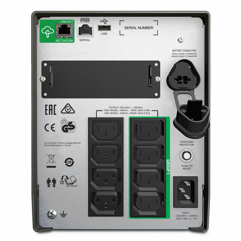 Système d'Alimentation Sans Interruption Interactif APC SMT1000IC 