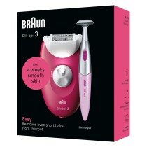 Electric Hair Remover Braun SE3-202 Fuchsia