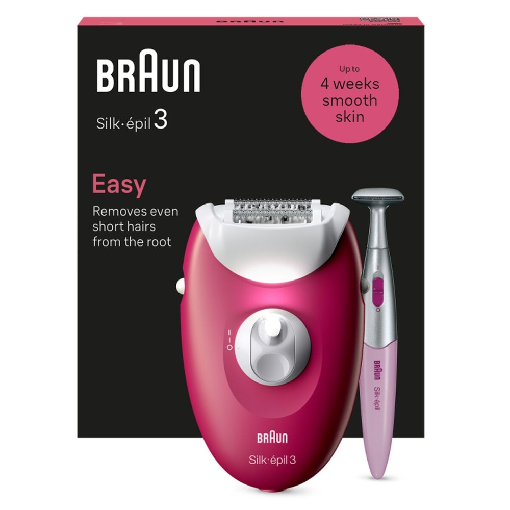 Elektrischer Epilierer Braun SE3-202 Pink