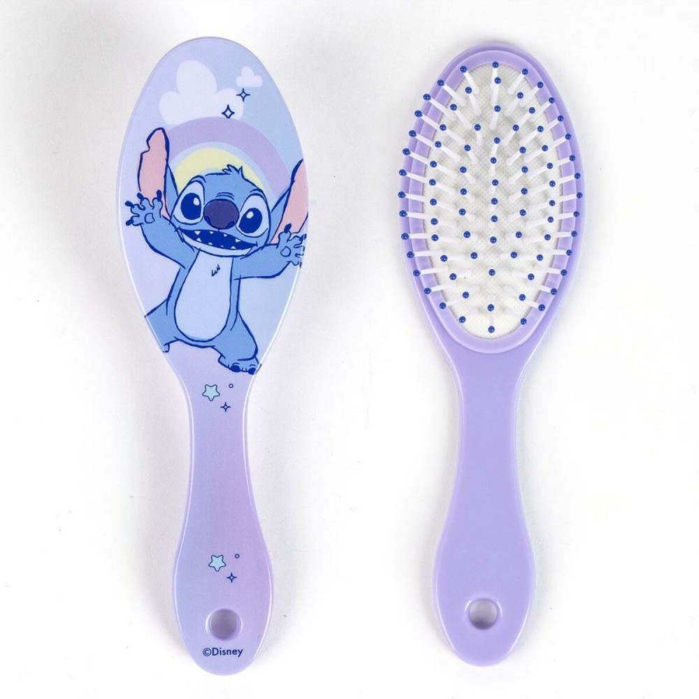 Trousse de Toilette avec Accessoires Stitch Lila 23 x 15 x 8 cm
