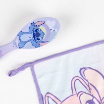Trousse de Toilette avec Accessoires Stitch Lila 23 x 15 x 8 cm