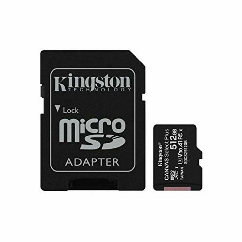 Mikro SD Speicherkarte mit Adapter Kingston Canvas Select Plus 512 GB