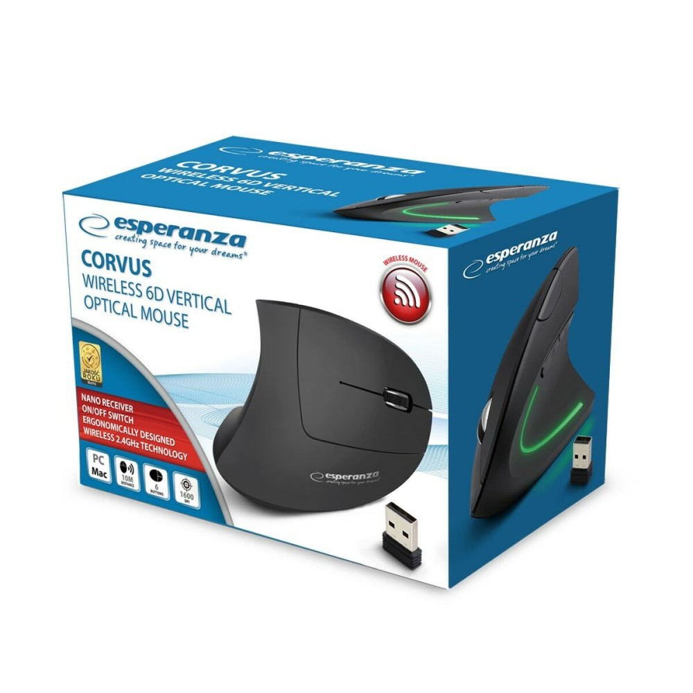 Souris Esperanza EM133 Noir 1600 dpi