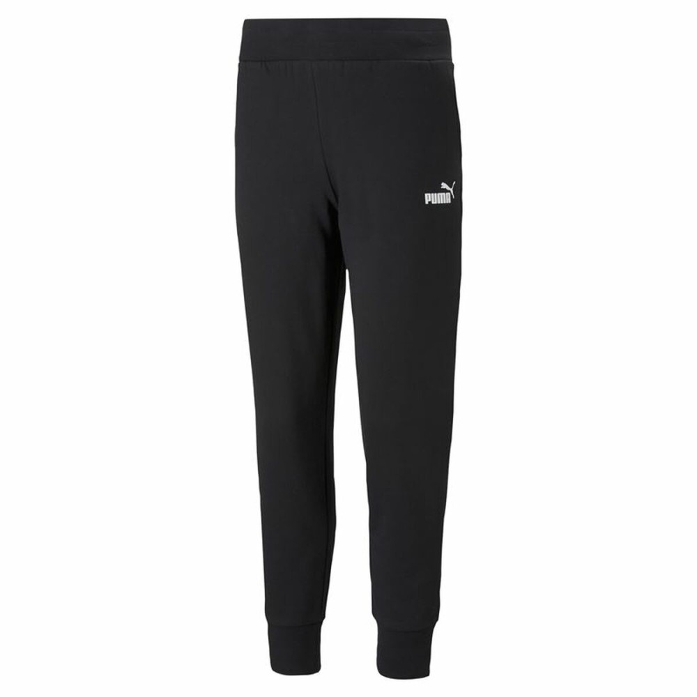 Lange Sporthose Puma Ess Sweat Fl Cl Schwarz Damen
