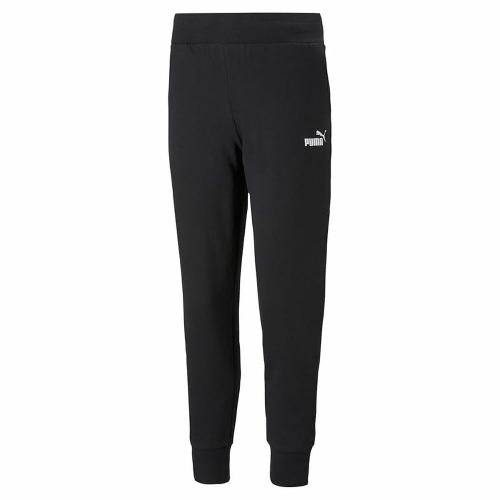 Lange Sporthose Puma Ess Sweat Fl Cl Schwarz Damen