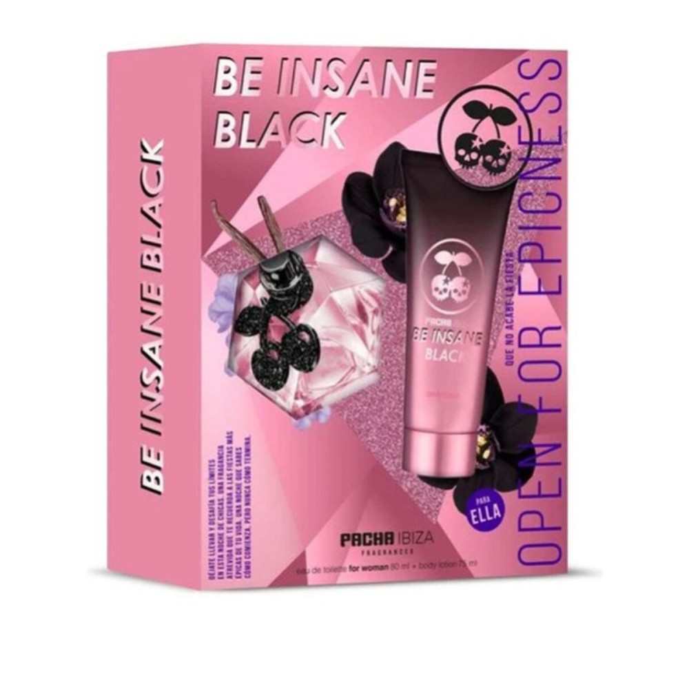 Set mit Damenparfüm Pacha Ibiza Be Insane Black 2 Stücke