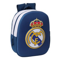 Kinderrucksack Real Madrid C.F. Schwarz 27 x 33 x 10 cm 3D