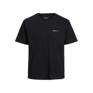 Herren Kurzarm-T-Shirt Jack & Jones JORVARENNA PAINTED BACK TEE Schwarz