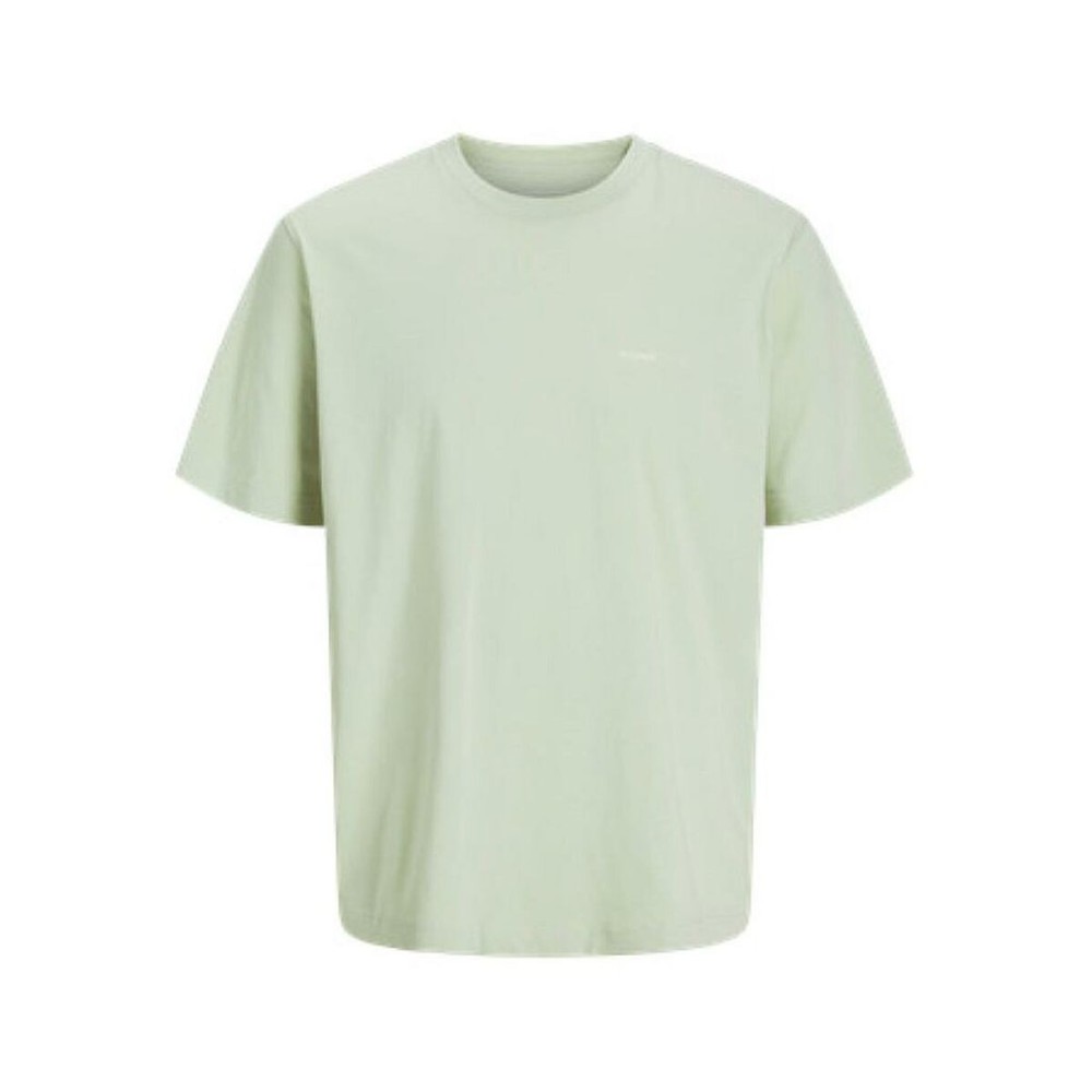 Herren Kurzarm-T-Shirt Jack & Jones JORVARENNA PAINTED BACK TEE grün