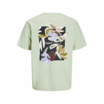Herren Kurzarm-T-Shirt Jack & Jones JORVARENNA PAINTED BACK TEE grün