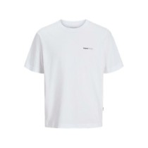 Herren Kurzarm-T-Shirt Jack & Jones JORVARENNA PAINTED BACK TEE Weiß