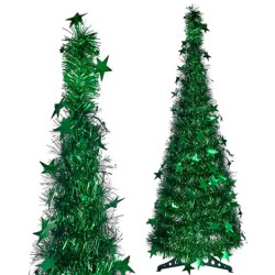 Sapin de Noël Vert guirlande 38 x 38 x 150 cm (6 Unités)