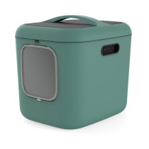 Cat Litter Box Rotho Green Plastic