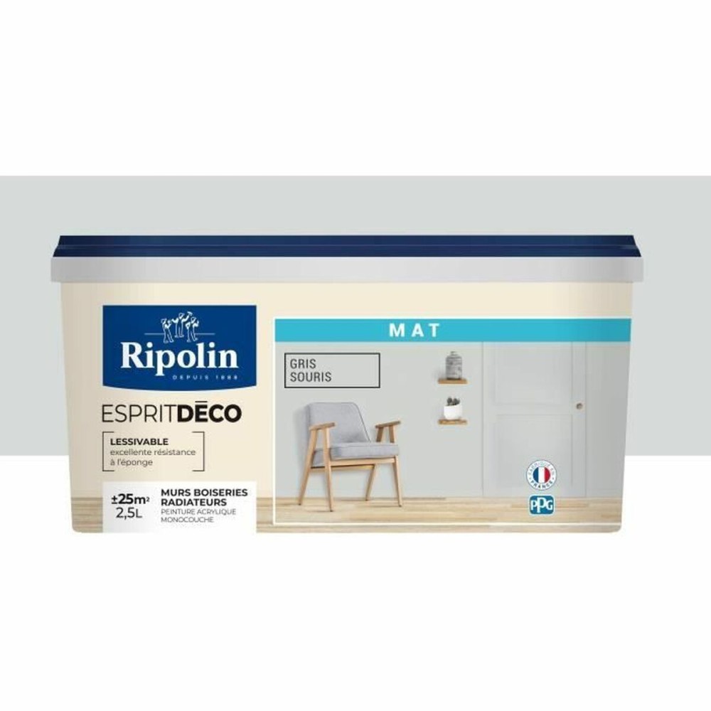 Grundierung Ripolin Grau Mattierend 2,5 L