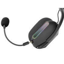 Gaming Headset mit Mikrofon Mars Gaming MHWPRO Schwarz