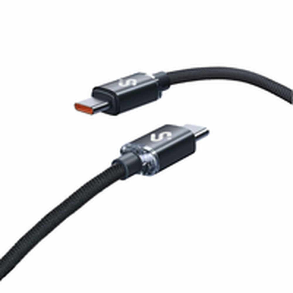 USB-C zu USB-C-Kabel Subblim OPTIMUS Schwarz 1 m