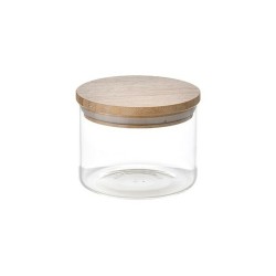 Set de 3 Boites San Ignacio Verre Transparent Bambou