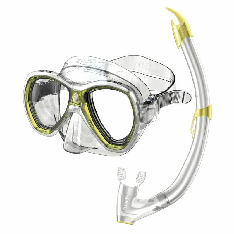 Diving mask Seac 0890073360 Yellow