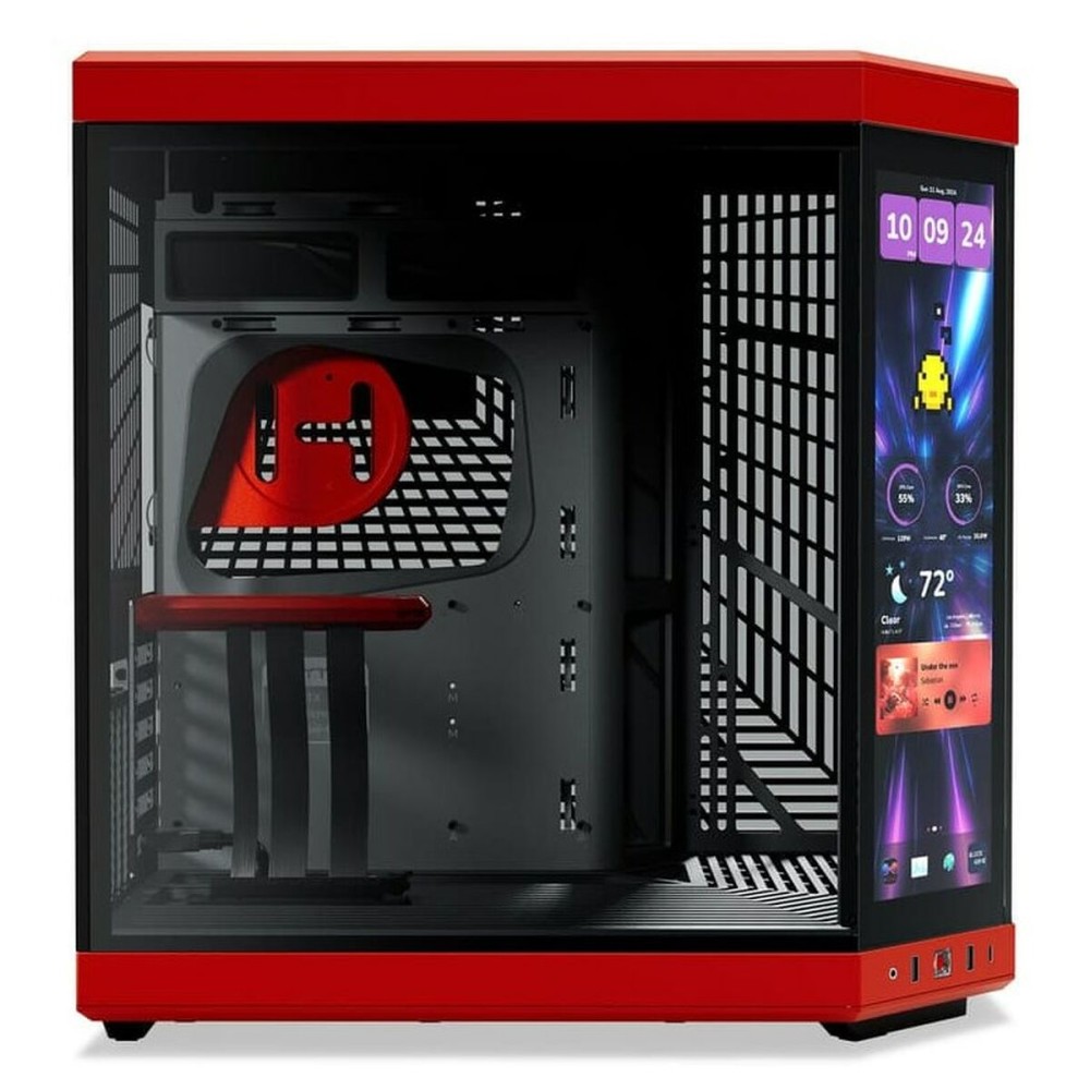 ATX Semi-tower Box Hyte CS-HYTE-Y70TTI-RB Black