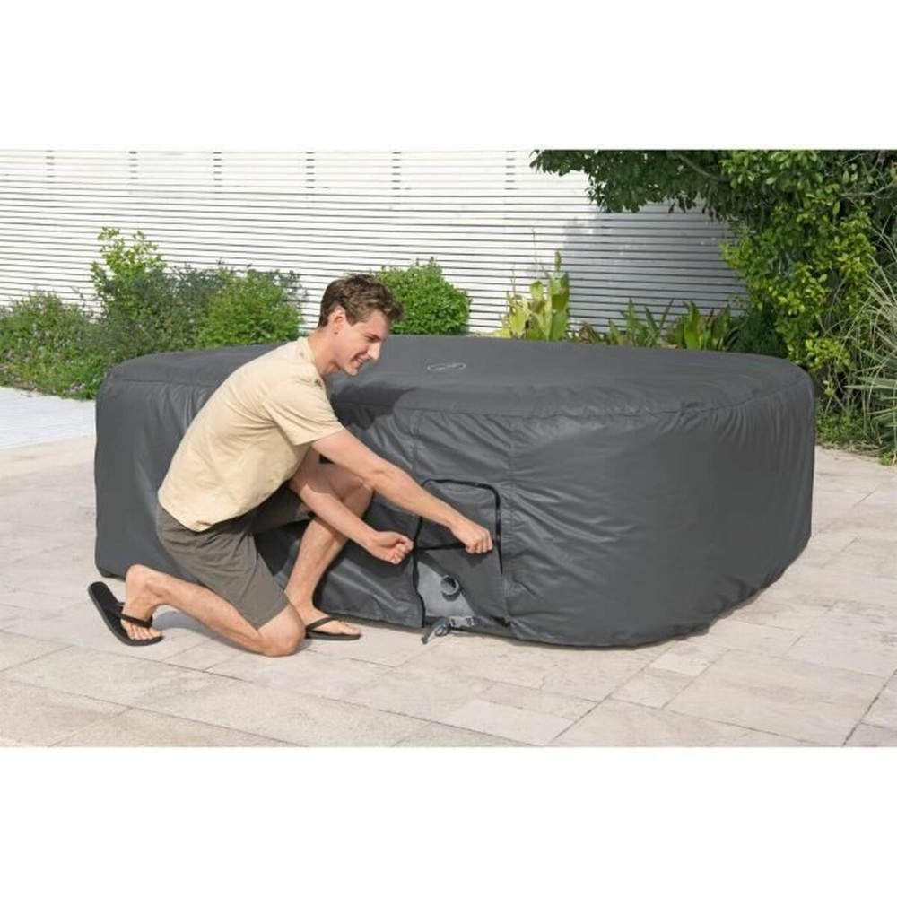 Poolabdeckung Spa Bestway EnergySense 230 x 230 cm Grau