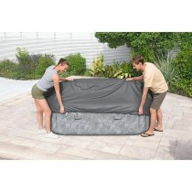 Poolabdeckung Spa Bestway EnergySense 230 x 230 cm Grau