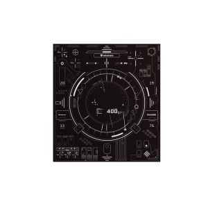 Spielmatte Genesis Tellur 400 Schwarz Stoff