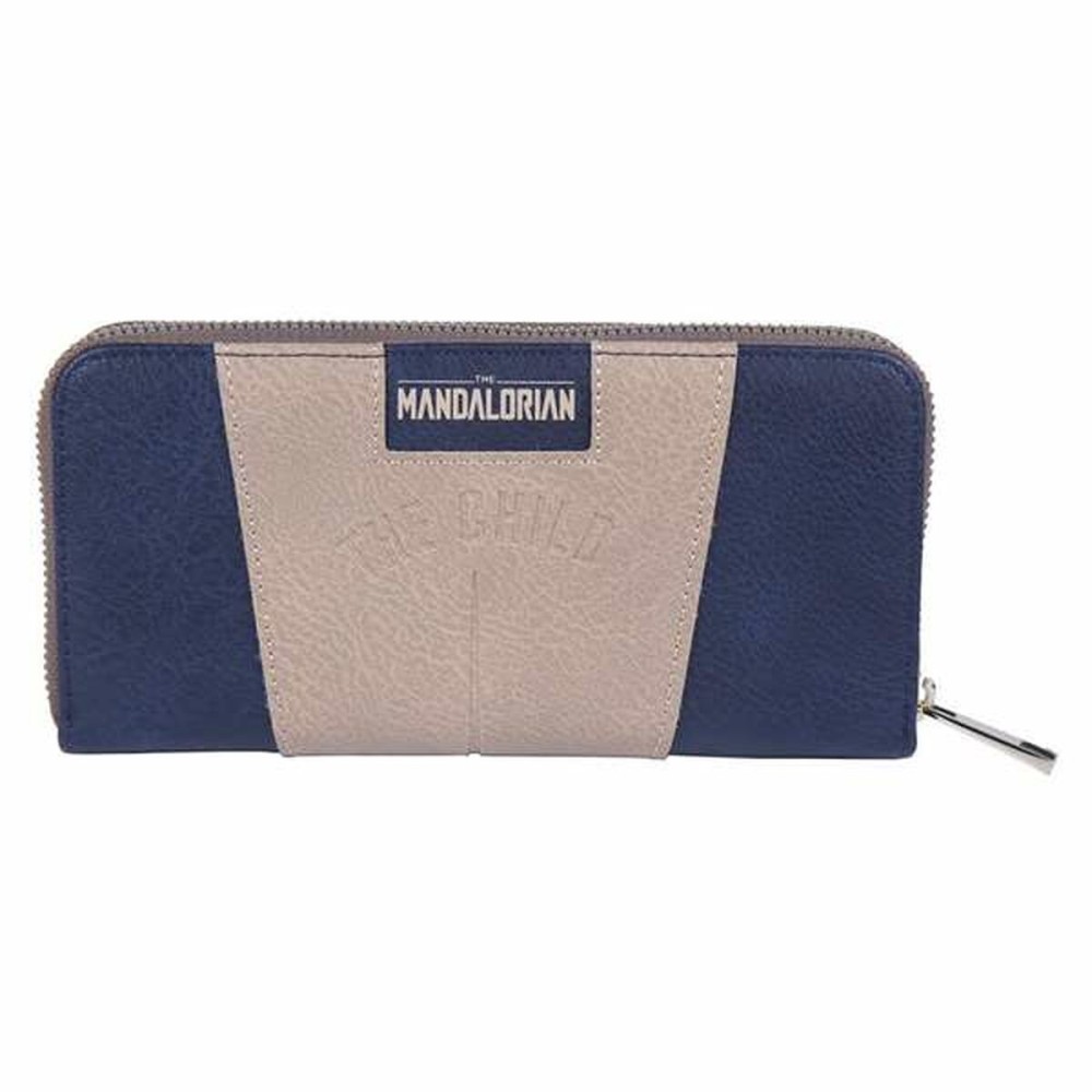 Portefeuille The Mandalorian 2600001179_ 19,0 x 2,5 x 10,0 cm Bleu foncé