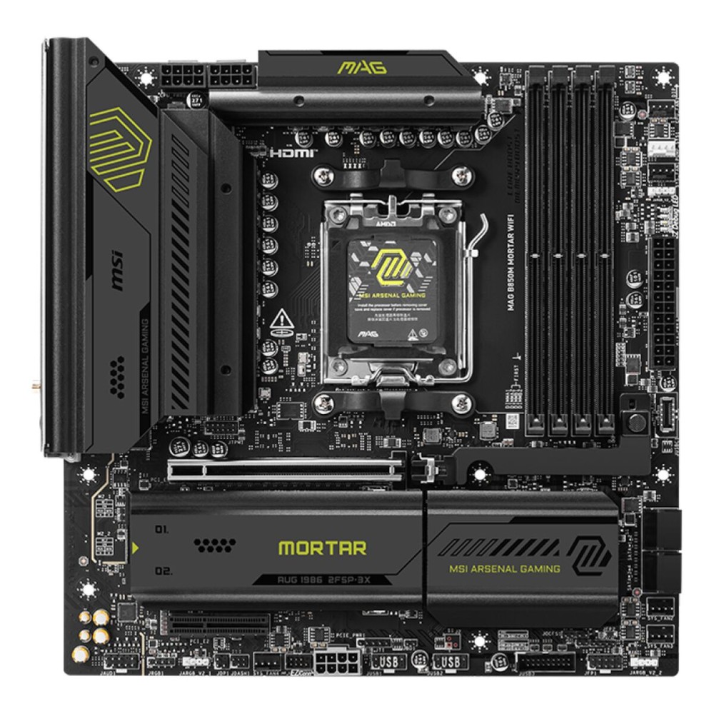 Motherboard MSI B850M GAMING PLUS WIFI Intel Wi-Fi 6 AMD AM5 AMD B850